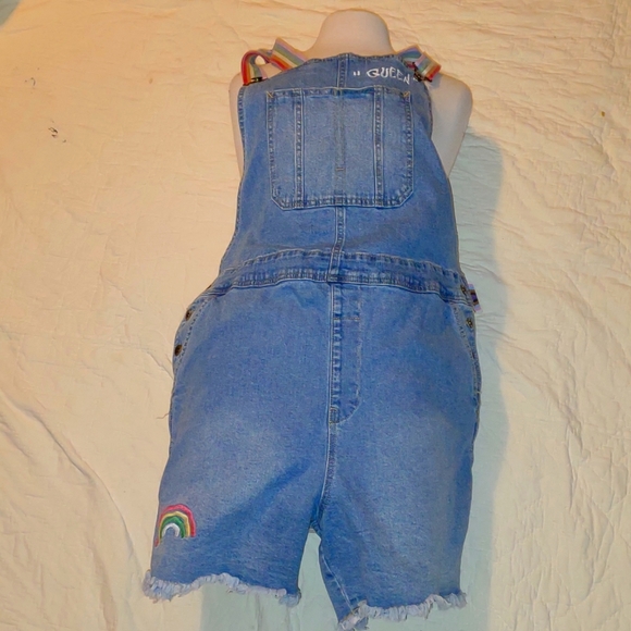 😻😮BLU BLACKBOYBE "Queen" Pride Shortalls ( Unisex) - Picture 10 of 16